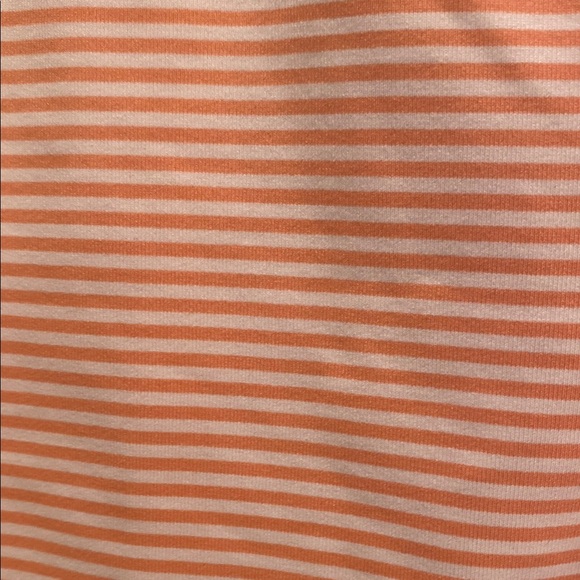Southern Tide Pinkish Orange White Striped Sleeveless Tank Top - Picture 4 of 4